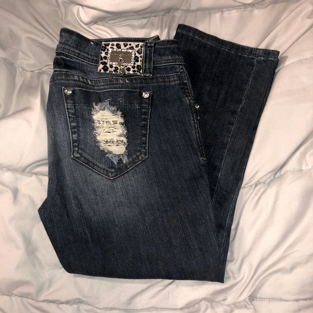 L.A IDOL USA CAPRIS SIZE 9